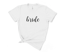 Load image into Gallery viewer, Bride Cursive T Shirt