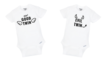 Load image into Gallery viewer, Good Twin, Evil Twin Organic Baby Onesie