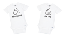 Load image into Gallery viewer, Change Me, Me Too Organic Baby Onesie
