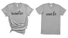 Load image into Gallery viewer, Auntie & Uncle T Shirt
