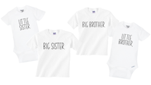 Load image into Gallery viewer, Little Brother, Big Brother, Little Sister, Big Sister T Shirts and Onesies
