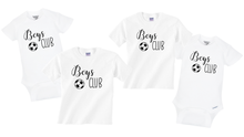 Load image into Gallery viewer, Boys Club T Shirts and Organic Baby Onesies