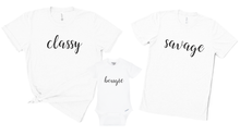 Load image into Gallery viewer, Classy T-Shirt, Bougie Organic Baby Onesie, Savage T-Shirt