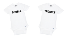 Load image into Gallery viewer, Double Trouble Organic Baby Onesie