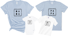 Load image into Gallery viewer, Geometric Mama, Papa, Mini, Baby Matching Set