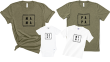 Load image into Gallery viewer, Geometric Mama, Papa, Mini, Baby Matching Set