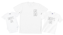 Load image into Gallery viewer, Girl Dad and Daddy's Girl Matching Set