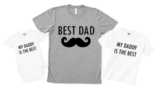 Load image into Gallery viewer, Best Dad Mustache Matching Set