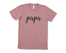 Load image into Gallery viewer, Papa Script T Shirt