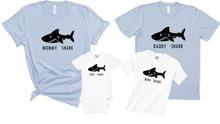 Load image into Gallery viewer, Mommy Daddy Mini Baby Shark Matching Set