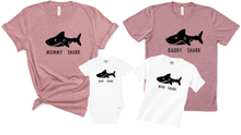 Load image into Gallery viewer, Mommy Daddy Mini Baby Shark Matching Set