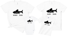 Load image into Gallery viewer, Mommy Daddy Mini Baby Shark Matching Set