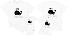Load image into Gallery viewer, Mommy Daddy Mini Baby Whale Matching Set