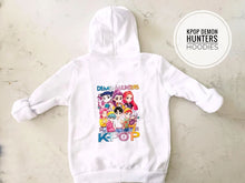 Load image into Gallery viewer, Girls Customized Kpop Demon Hunters and Saja Boys Zip Up Hoodie
