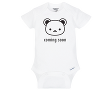 Load image into Gallery viewer, Coming Soon Baby Onesie
