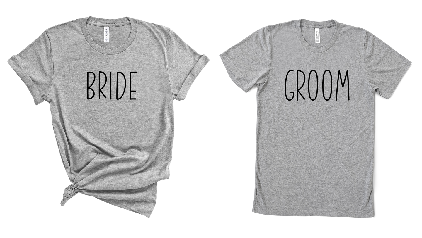 Bride and Groom T Shirt