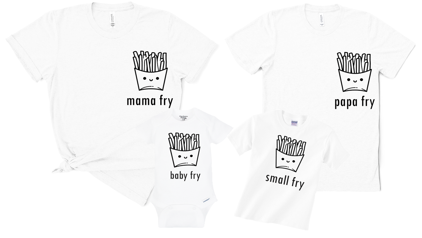 French Fry Family Matching Set