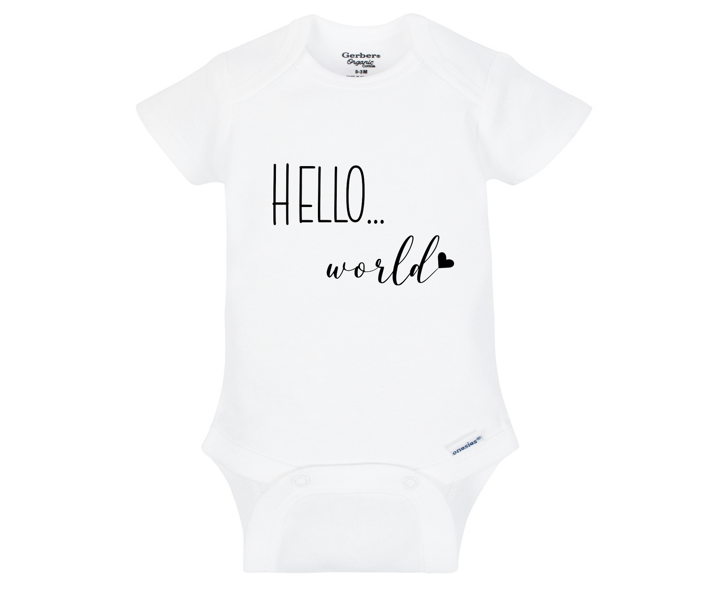 Hello World Baby Onesie