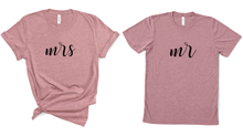 Load image into Gallery viewer, Mrs &amp; Mr Matching T Shirt
